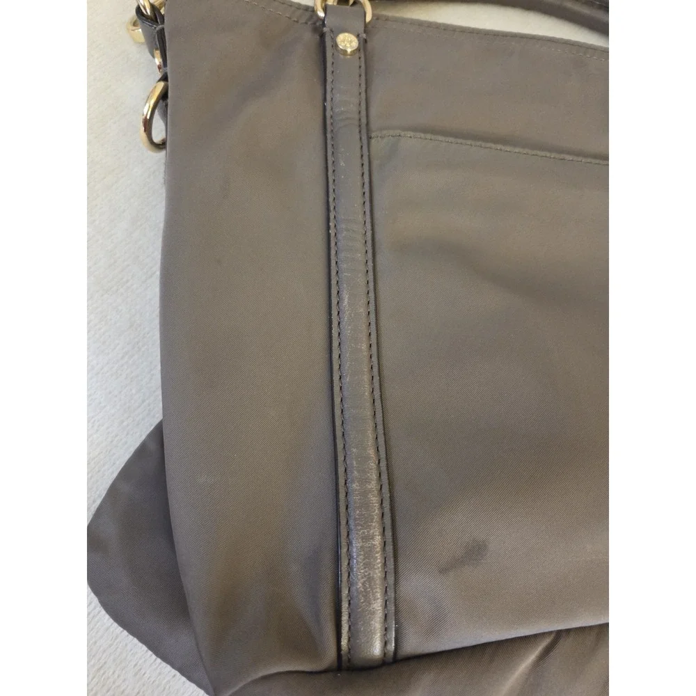 MZ Wallace Taupe Small Nikki Bedford Satchel Tote‎ Hand Bag